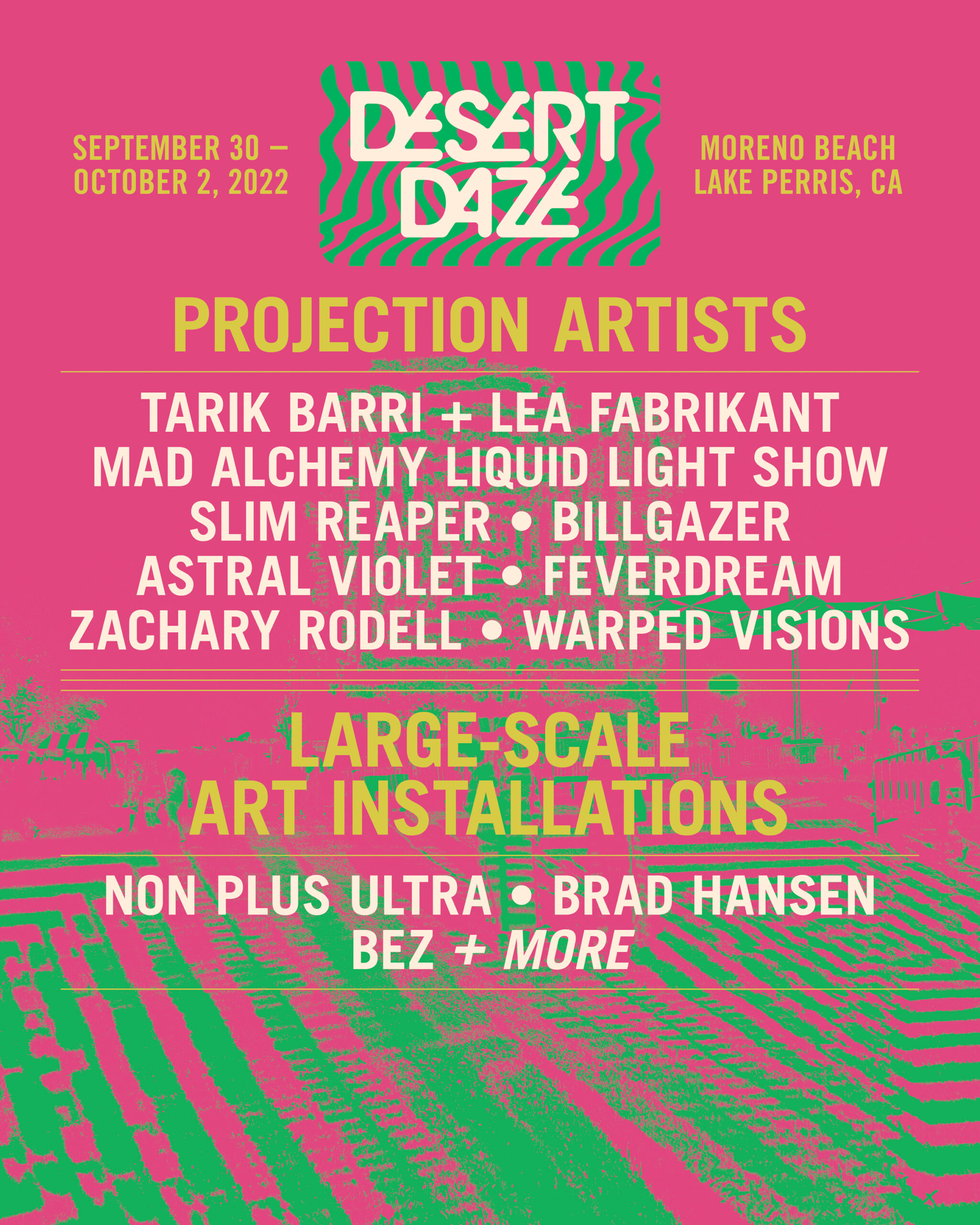 Lineup Desert Daze